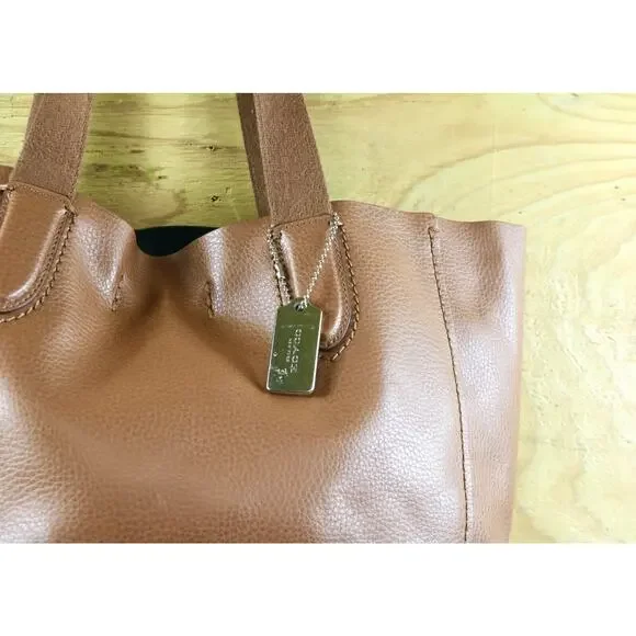 Coach Handbags Womens Brown Leather Derby Tote Shoulder Bag F58660 - Picture 8 of 12